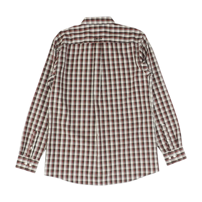 Multi Check Long Sleeve Button Down