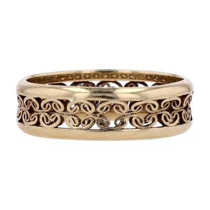 14K Yellow Gold Band Ring