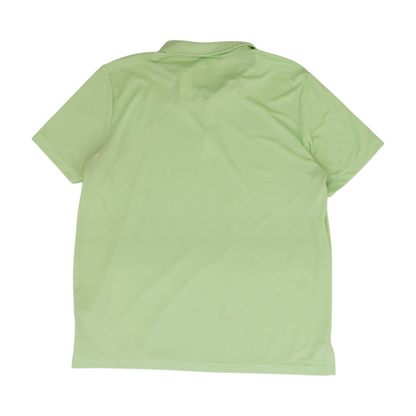 Green Solid Short Sleeve Polo