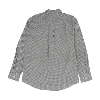 Black Check Long Sleeve Button Down