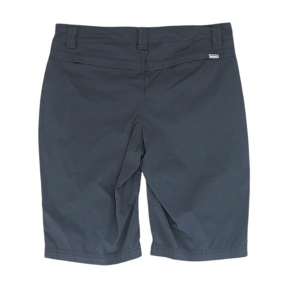 Black Solid Chino Shorts