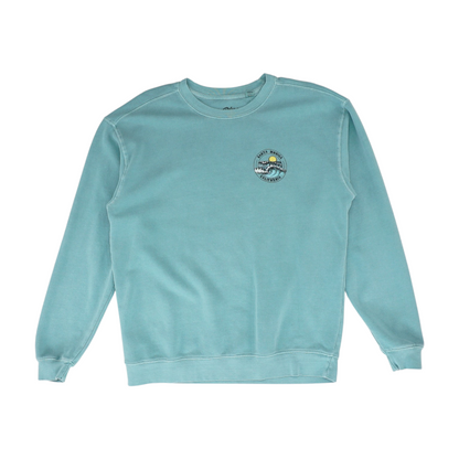 Green Abstract Sweatshirt Pullover