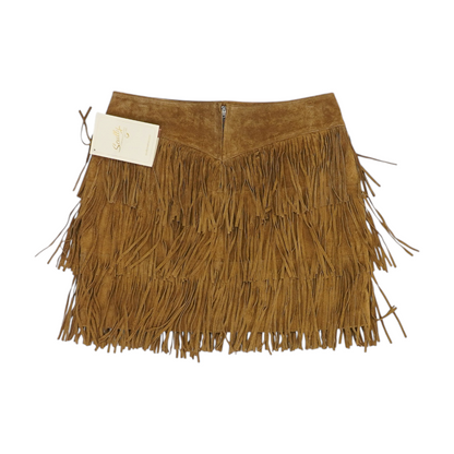 Brown Mini Skirt