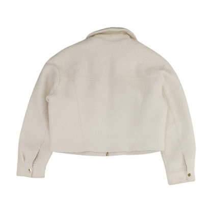 Cream Solid Jacket