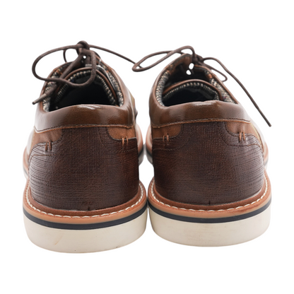 Brown Lace-Up Dress Shoes