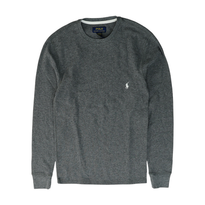 Gray Solid Pajama Top