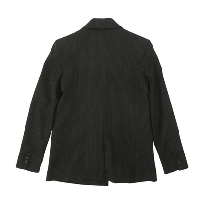 Black Striped Blazer