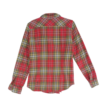 Red Plaid Flannel Button Down