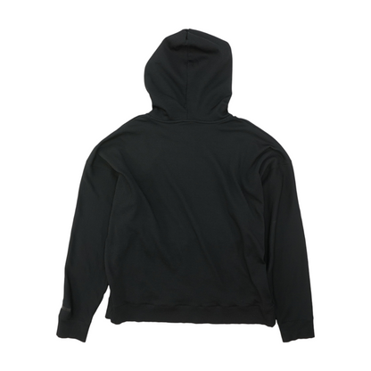 Black Solid Hoodie Pullover