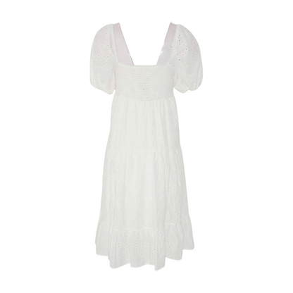 White Midi Dress