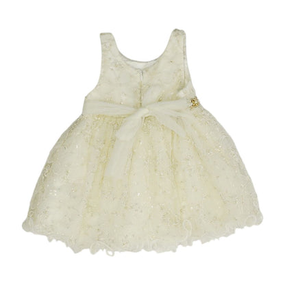 Ivory Embroidery Detail Dress