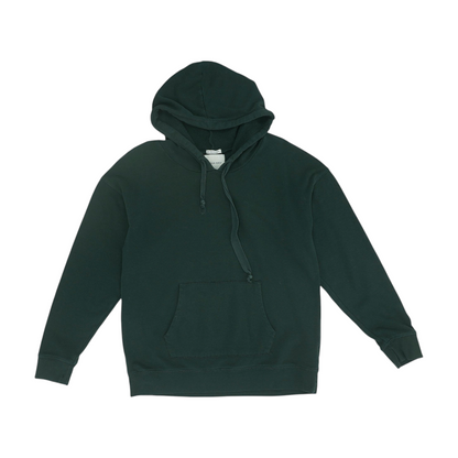 Green Solid Hoodie Pullover