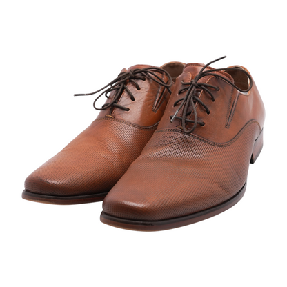 Brown Lace-Up Dress Shoes