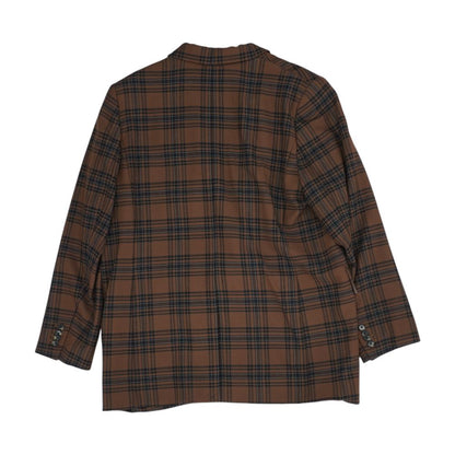 Brown Plaid Blazer