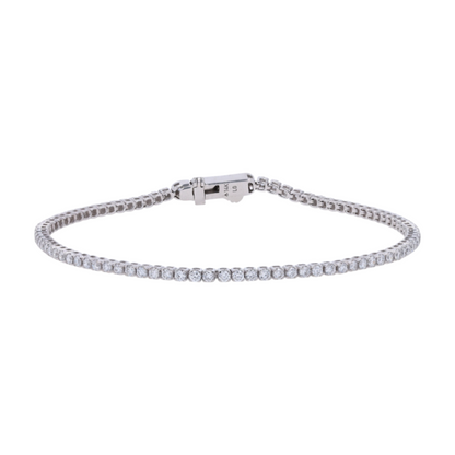 1 1/2 ctw 14K White Gold Lab Grown Diamond Tennis Bracelet