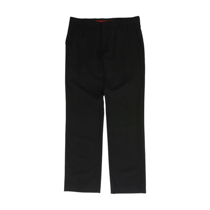 Black Solid Dress Pants