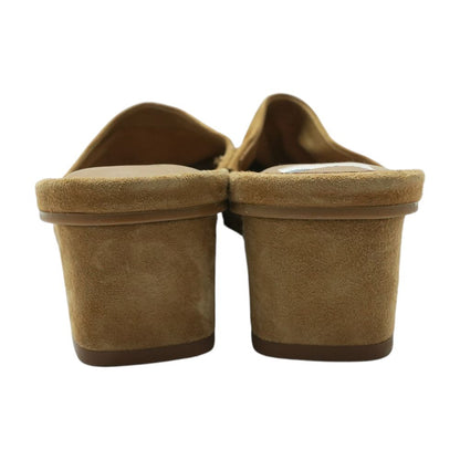 Tan Block Heels