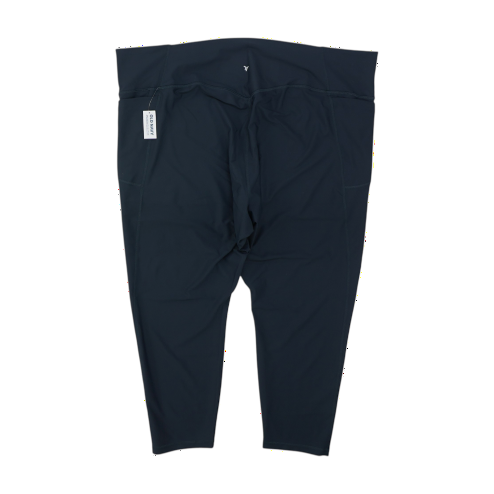 Blue Plus Size Active Leggings