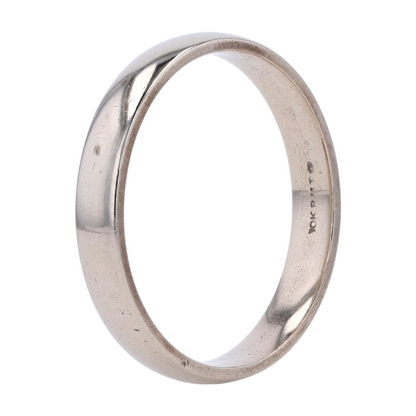10K White Gold Band