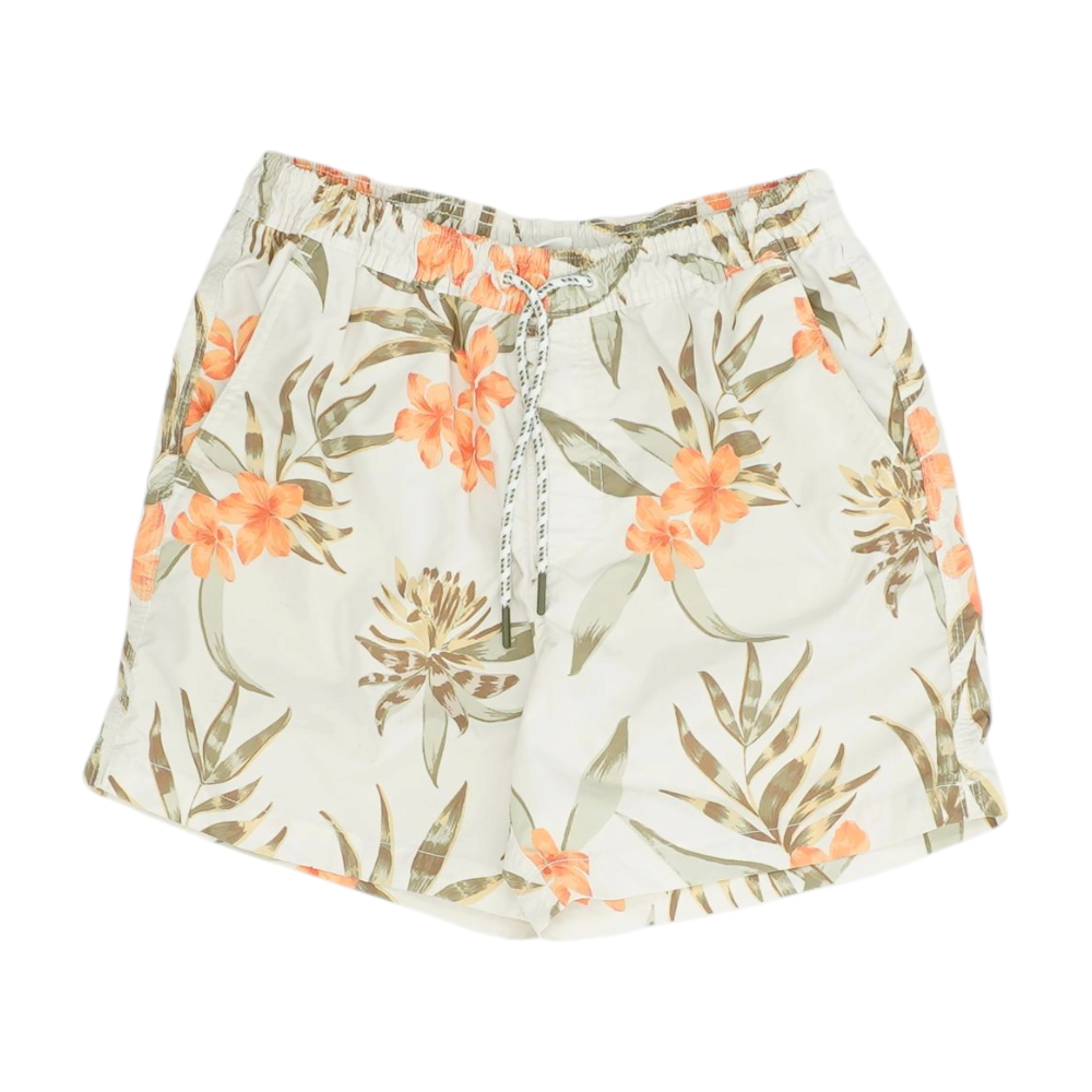 Beige Floral Swim Bottom
