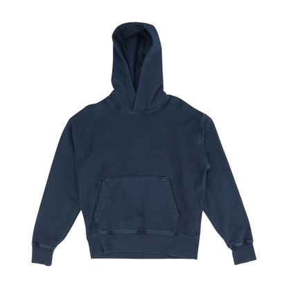 Navy Solid Hoodie Pullover