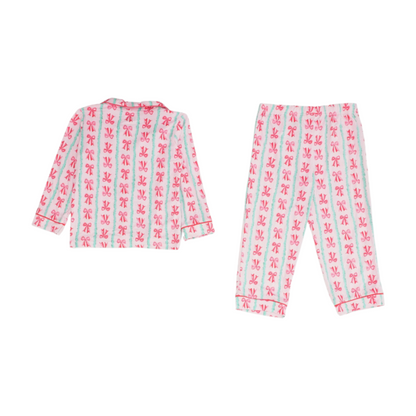 Pink Graphic Pajama Set