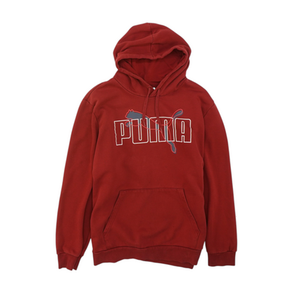 Maroon Solid Hoodie Pullover