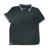 Black Solid Short Sleeve Polo