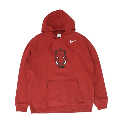Red Solid Hoodie Pullover
