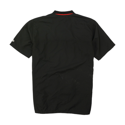 Black Solid 1/4 Zip Pullover