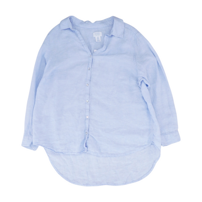 Blue Plus Button Down