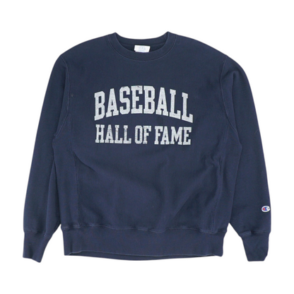 Navy Solid Sweatshirt Pullover