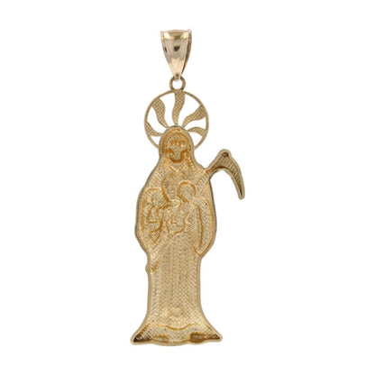 14K Gold Grim Reaper Pendant