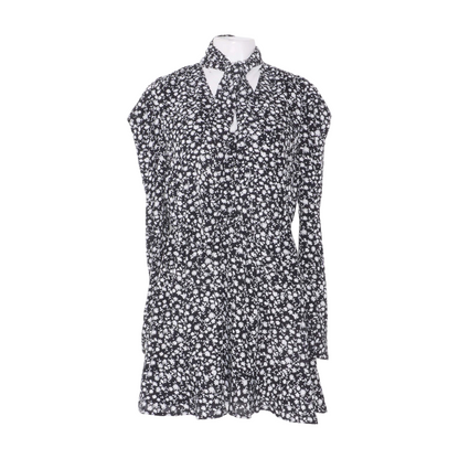 Black Floral Mini Dress