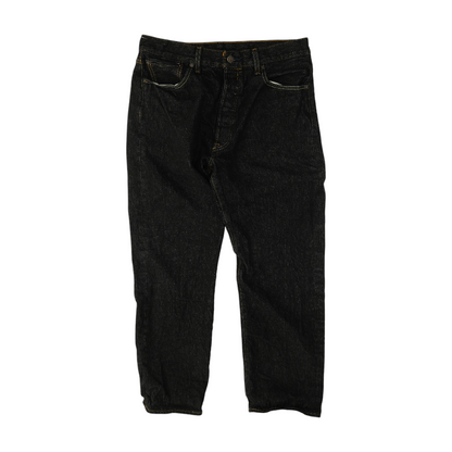501 Black Straight Jeans