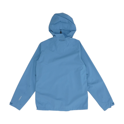 Blue Solid Rain Jacket