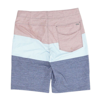 Blue Color Block Board Shorts