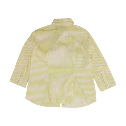 Yellow Striped Button Down