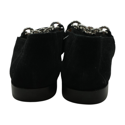 Black Slip-On Flats