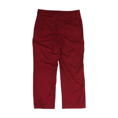 Burgundy Casual Pants