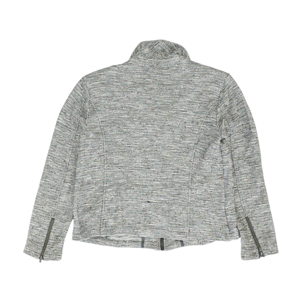 Gray Print Blazer