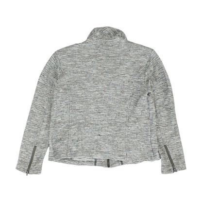 Gray Print Blazer