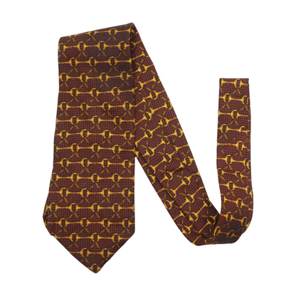 Red Print Neck Tie