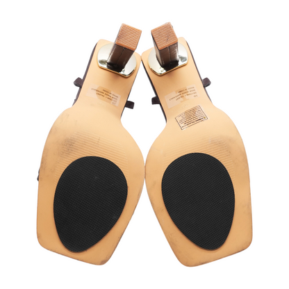 Brown Block Heels