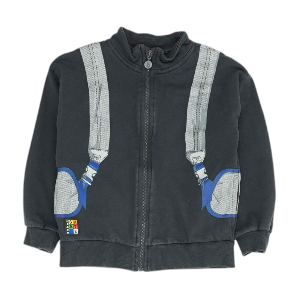 Charcoal Graphic Jacket
