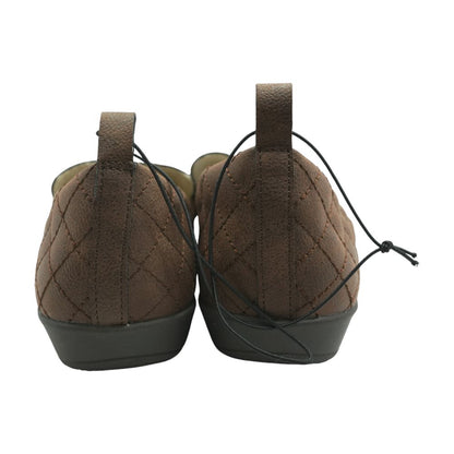 Lisa Brown Slip On Athletic Shoes