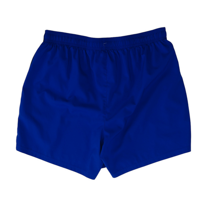 Blue Solid Active Shorts