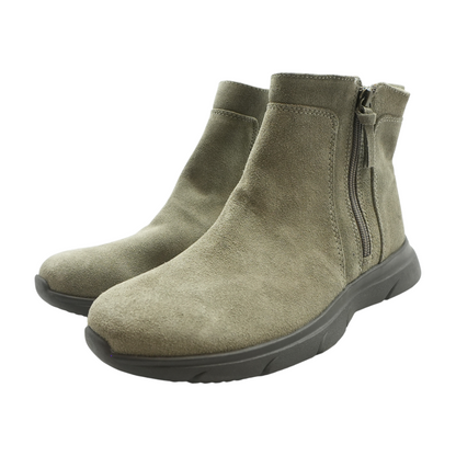 Gray Ankle Boots