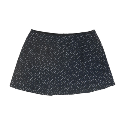 Navy Floral Mini Skirt