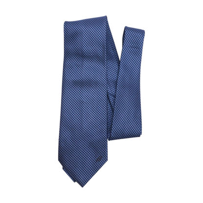 Blue Print Neck Tie